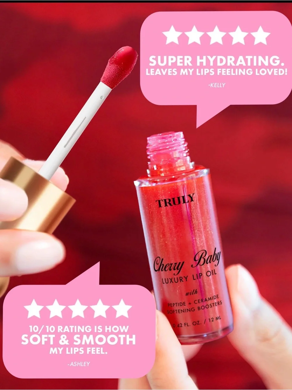 NEW TRULY LIP OIL AND GLOSS BUNDLE- NEW & SEALED - 5 piece set!
